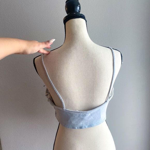 Zara denim bandana top - Picture 6 of 7